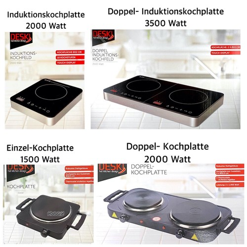 Doppelkochplatte 1000w o - x,